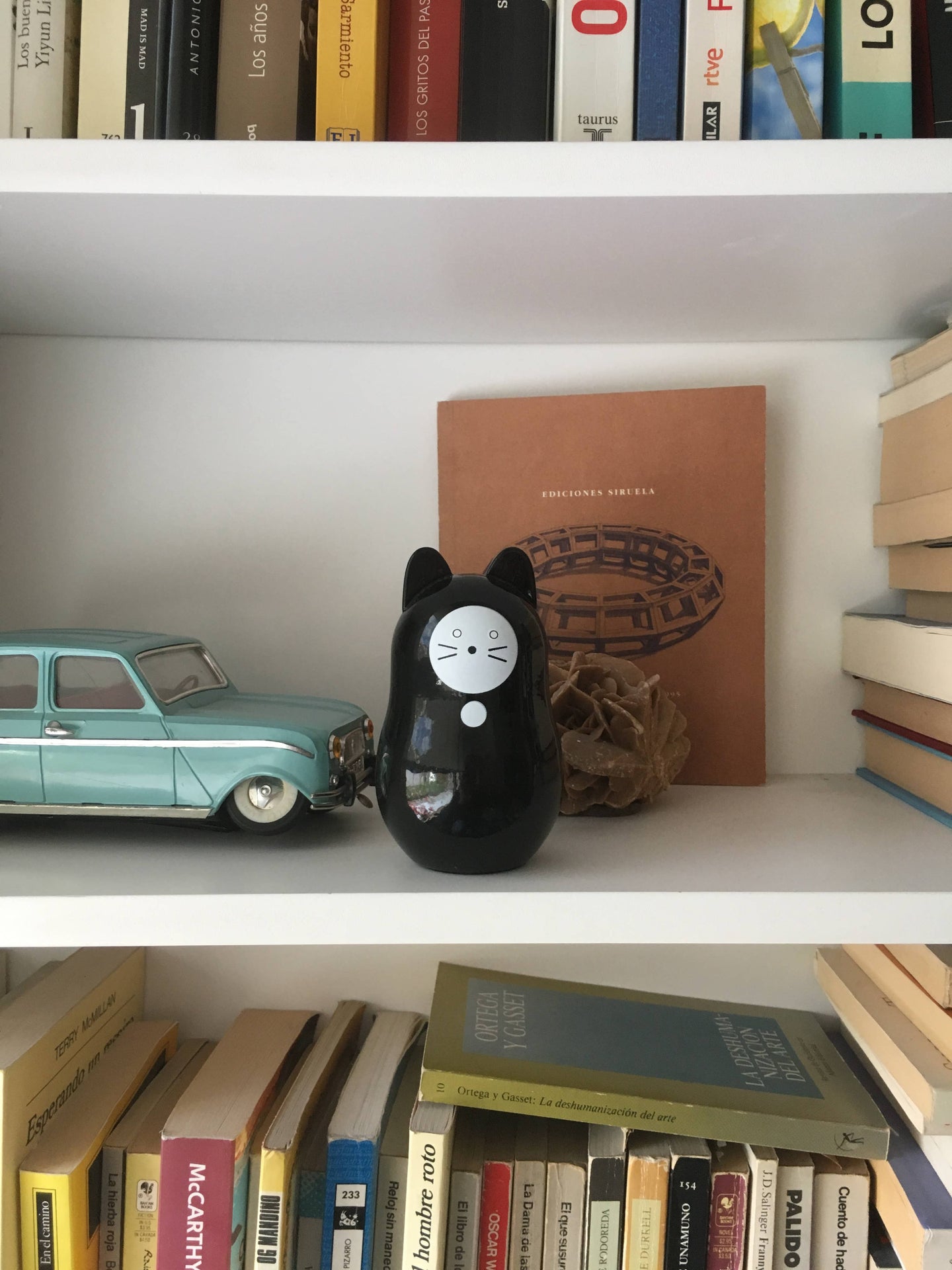 Daruma Katze Schwarz „Gute Gesundheit“