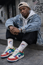 Regenbogen-Socken „ABC POLLY“