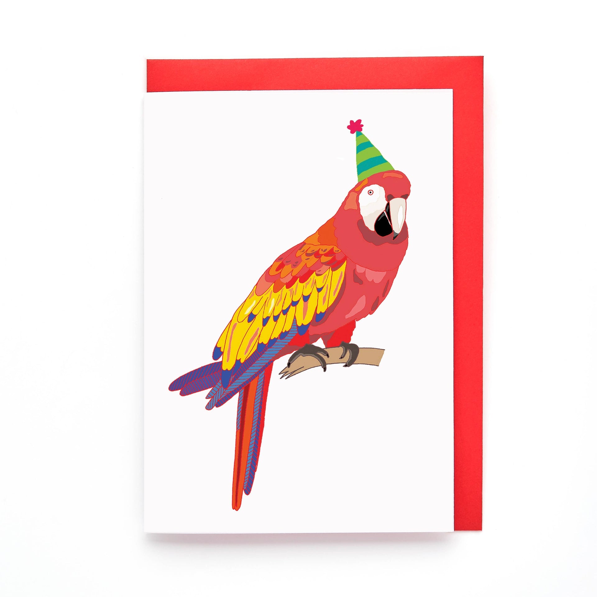 Carte d'anniversaire Perroquet | Objetos de diseño y regalos originales