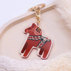 porte cles cheval de dalecarlie tilda theo 