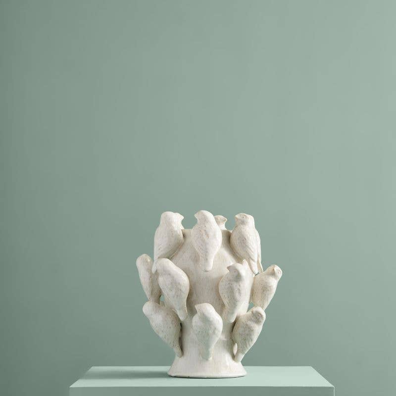 M. Oisillon White Vase