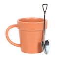 Blumentopfbecher mit Schaufellöffel