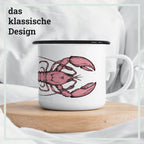 Tasse émaillée – Homard