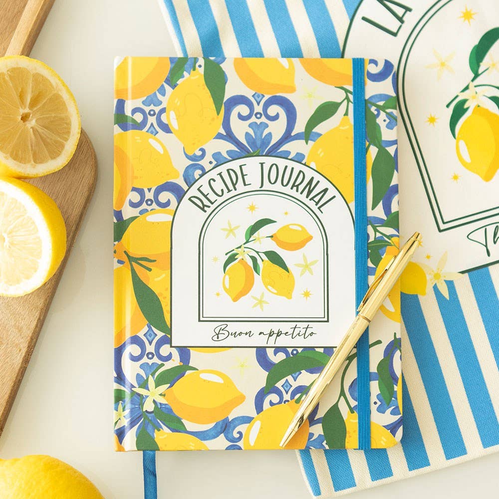 Journal de recettes A5 Citrons italiens