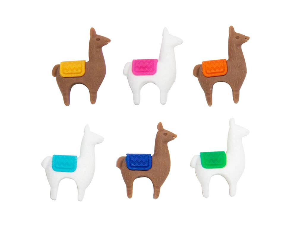 Ensemble de 6 marque-verres Lama | Design e regali originali