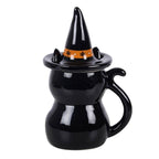 Mug à couvercle Chat noir Halloween — Frightful Folk