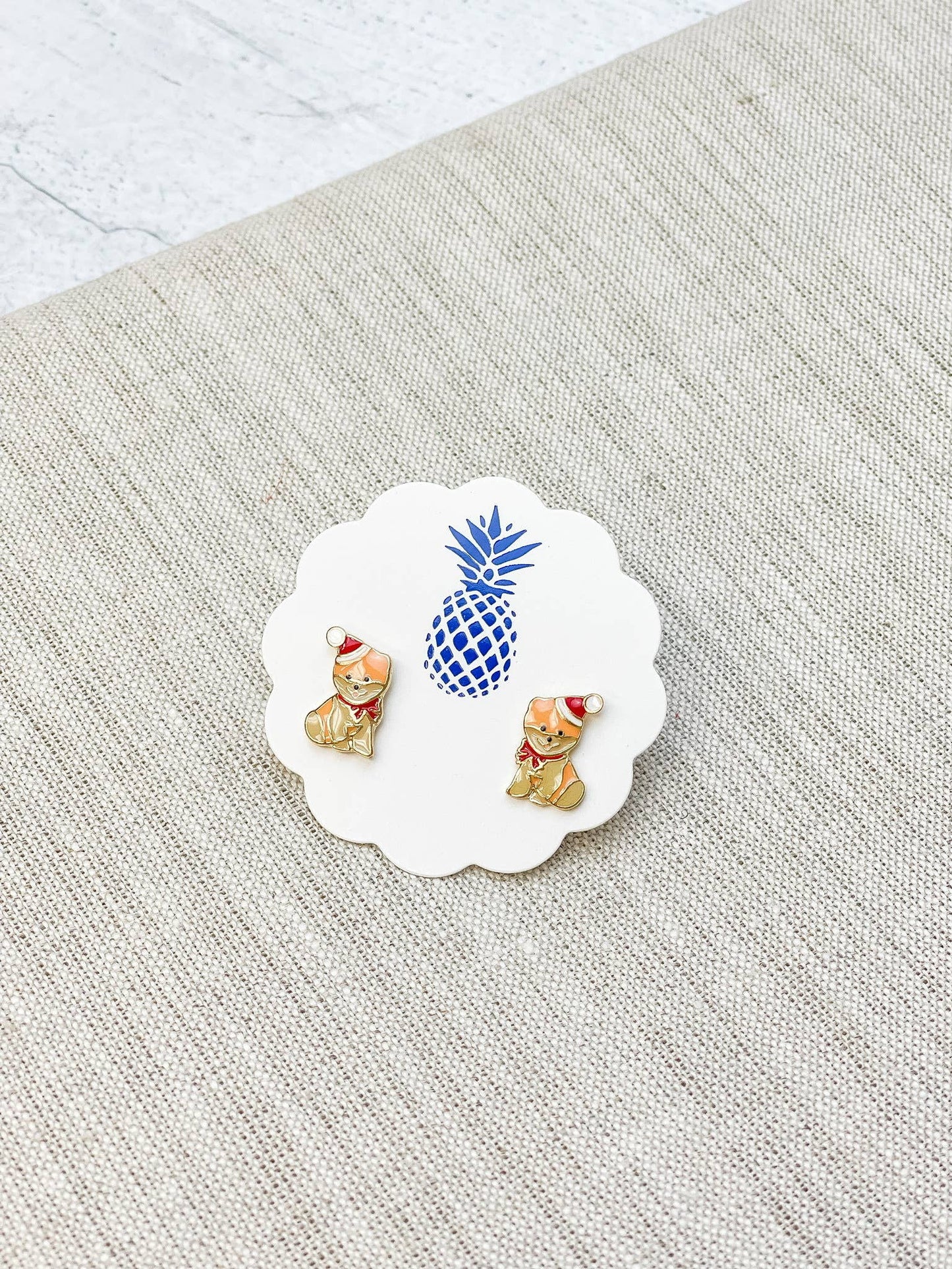 Christmas Spitz Stud Earrings