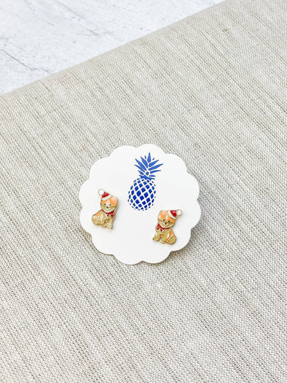 Christmas Spitz Stud Earrings