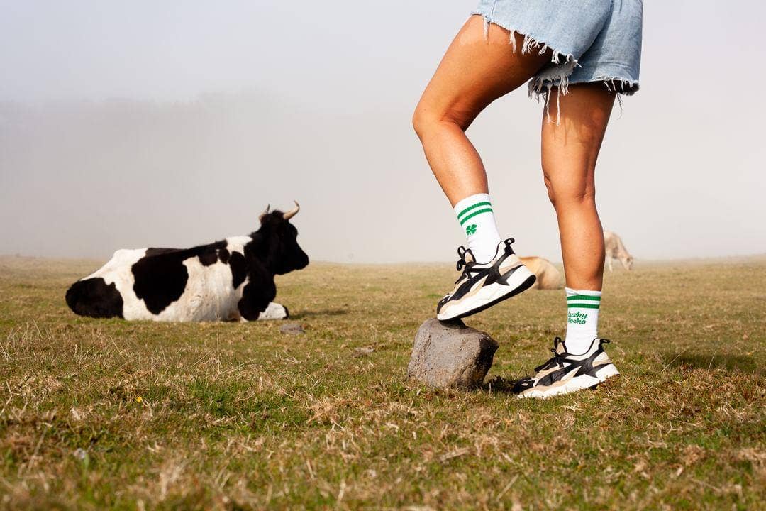 Oggetto regalo di design – chaussettes lucky socks pegada socks 