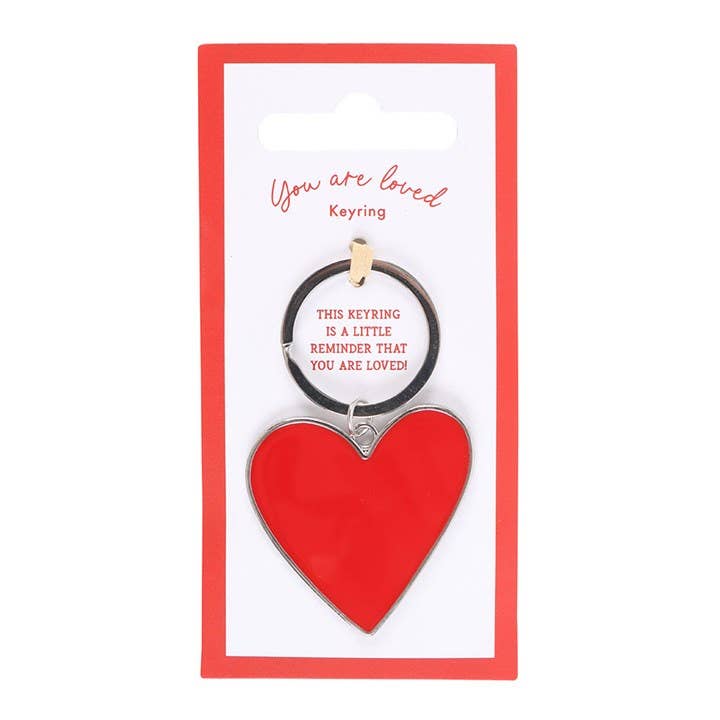 Porte-clés en forme de cœur « You Are Loved » | Design e regali originali