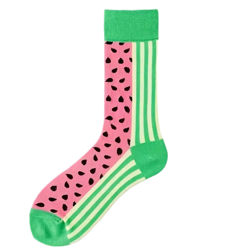 Oggetto regalo di design – chaussettes pasteque