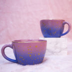 Mug Dégradé Violet Irrégulier Peint à la Main Helio Ferretti Vue 1