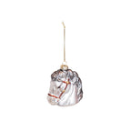 Weißes Pferd Weihnachtskugel