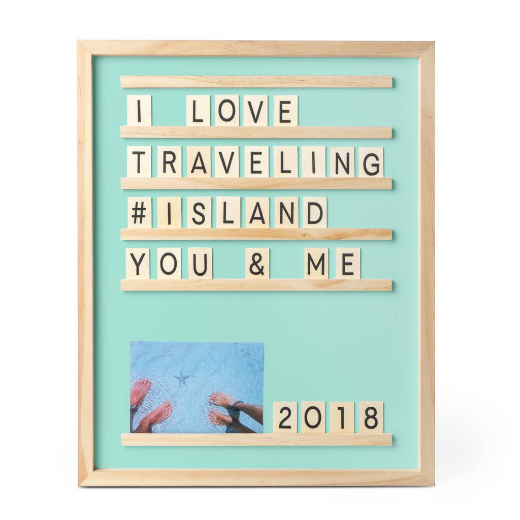 Tableau lettres et photos Souvenirs