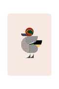 Carte postale bleu sarcelle | Designproducten en originele cadeaus