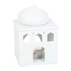 Brûle-huile et porte-encens en forme de mosquée