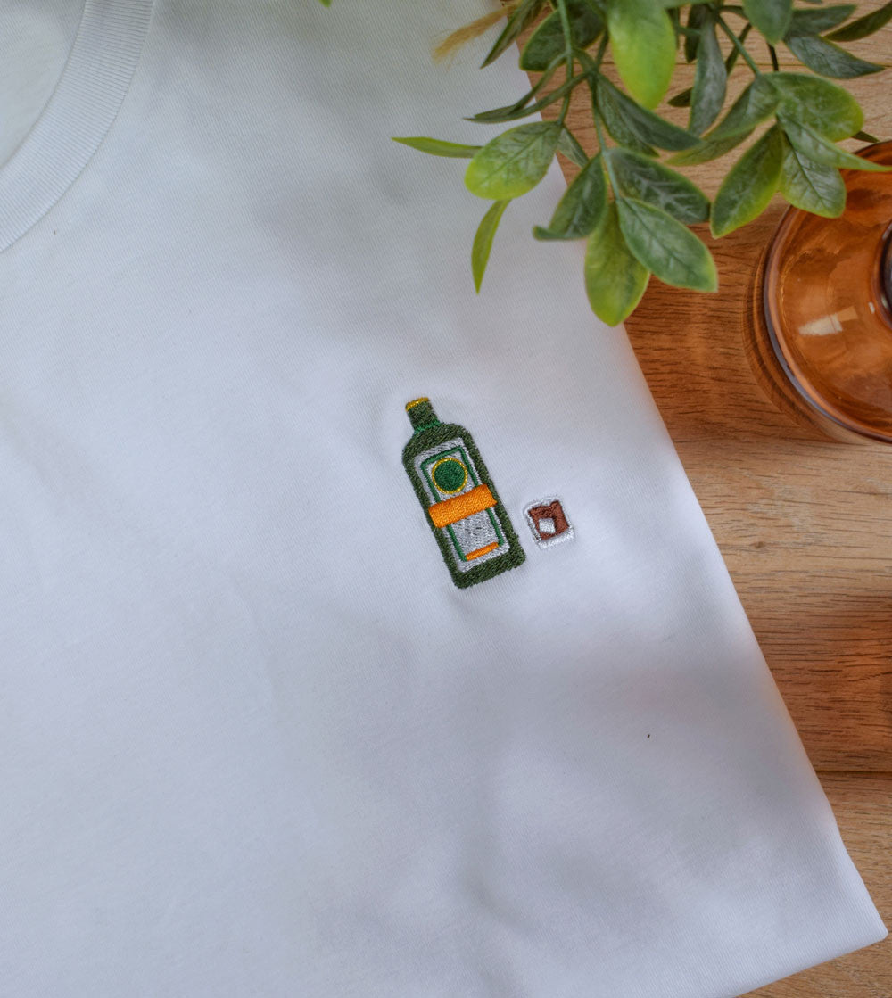 Oggetto regalo di design – t shirt brode jagermeister juste un t shirt 56621388