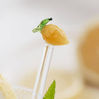 Agitateurs à cocktail en verre Citron | Designproducten en originele cadeaus