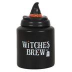 Boîte à thé d'Halloween en céramique Witches Brew
