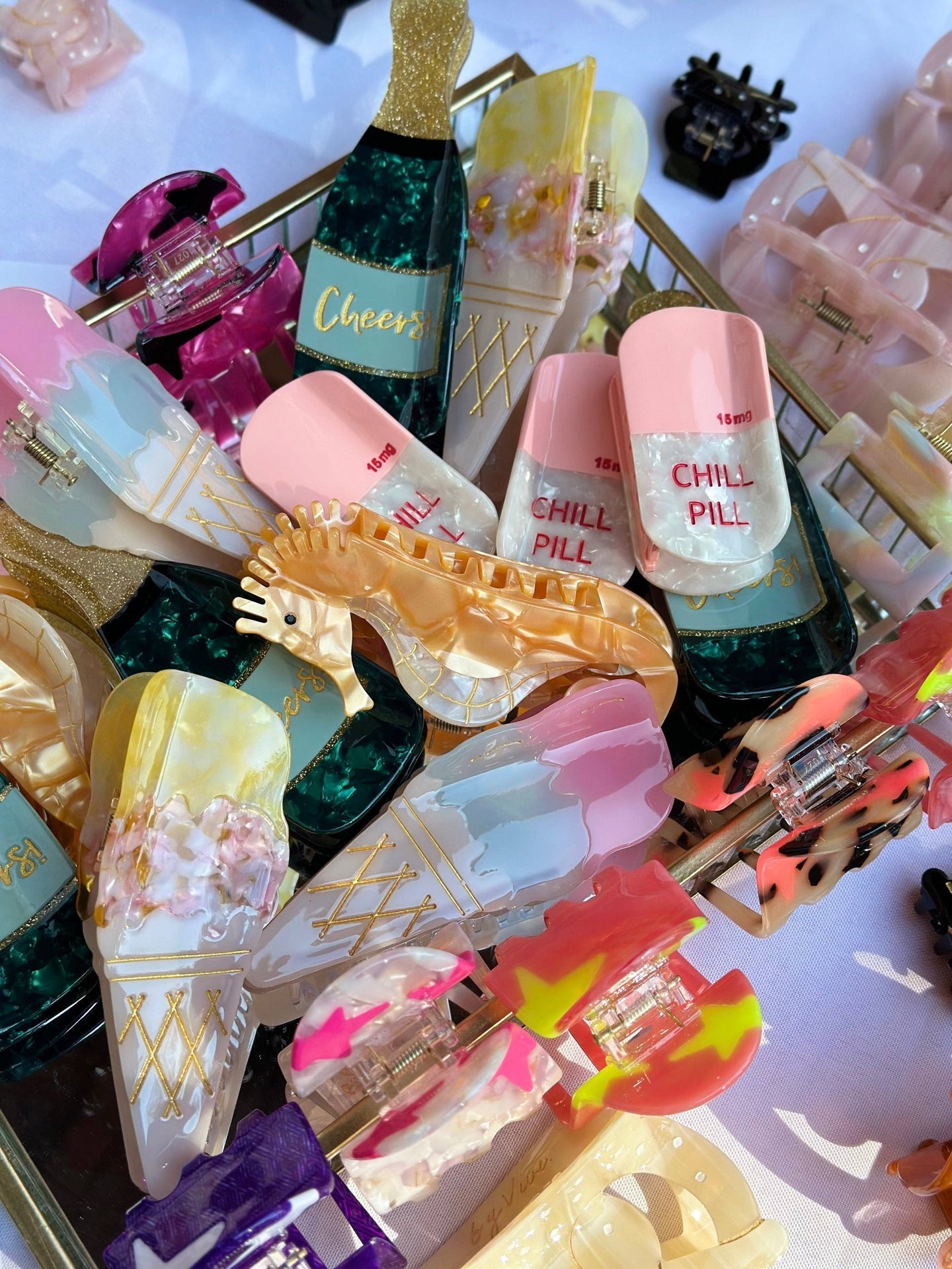 Haarspange „Chill Pill“