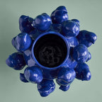 Vase M. Oisillon kobaltblau