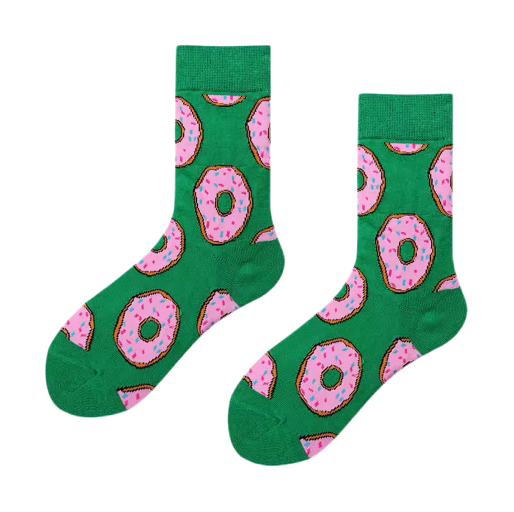 Oggetto regalo di design – chaussettes donuts roses mrcol SOX FOOD 005 62586956