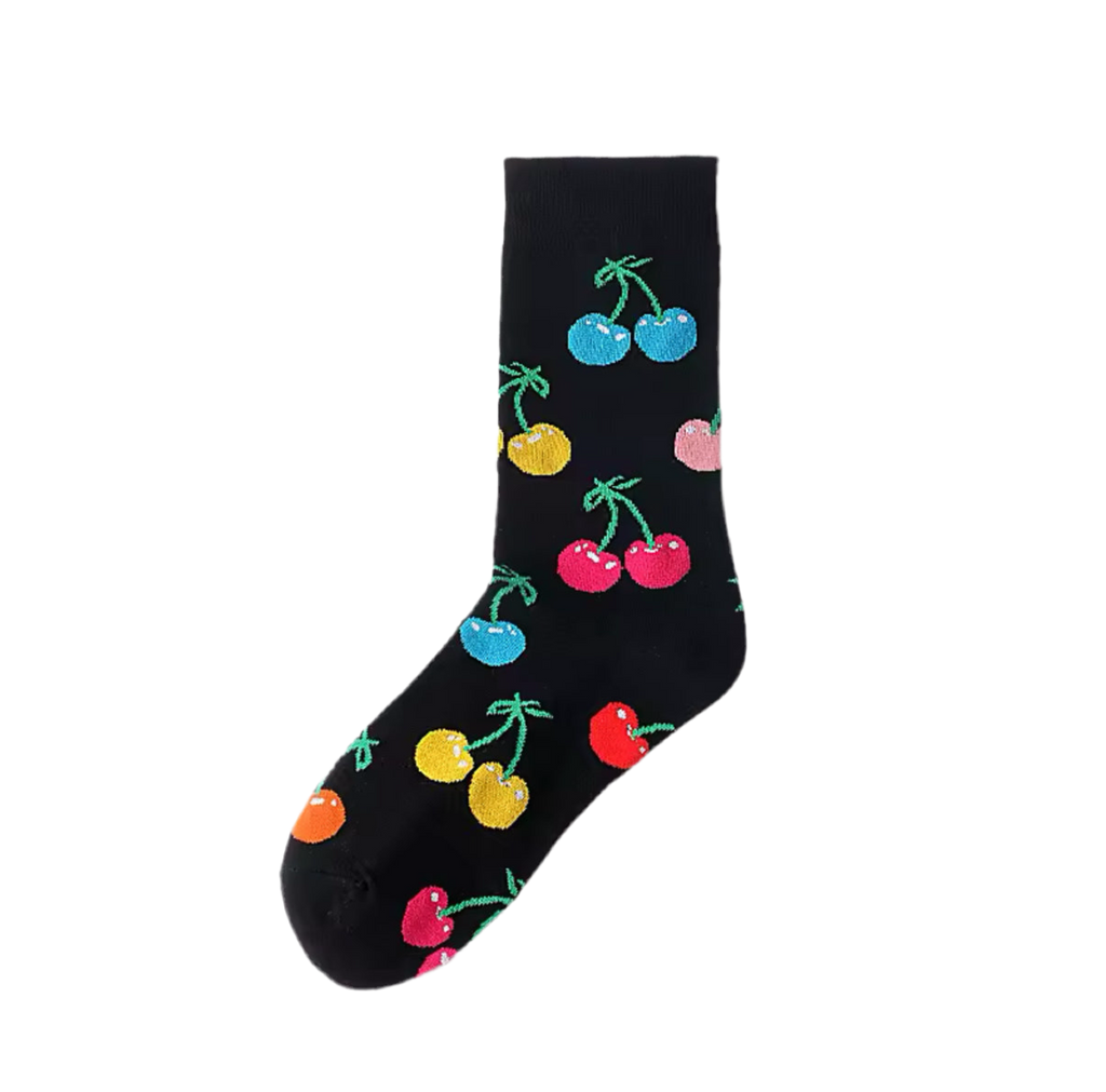 Oggetto regalo di design – chaussettes cerises multicolores