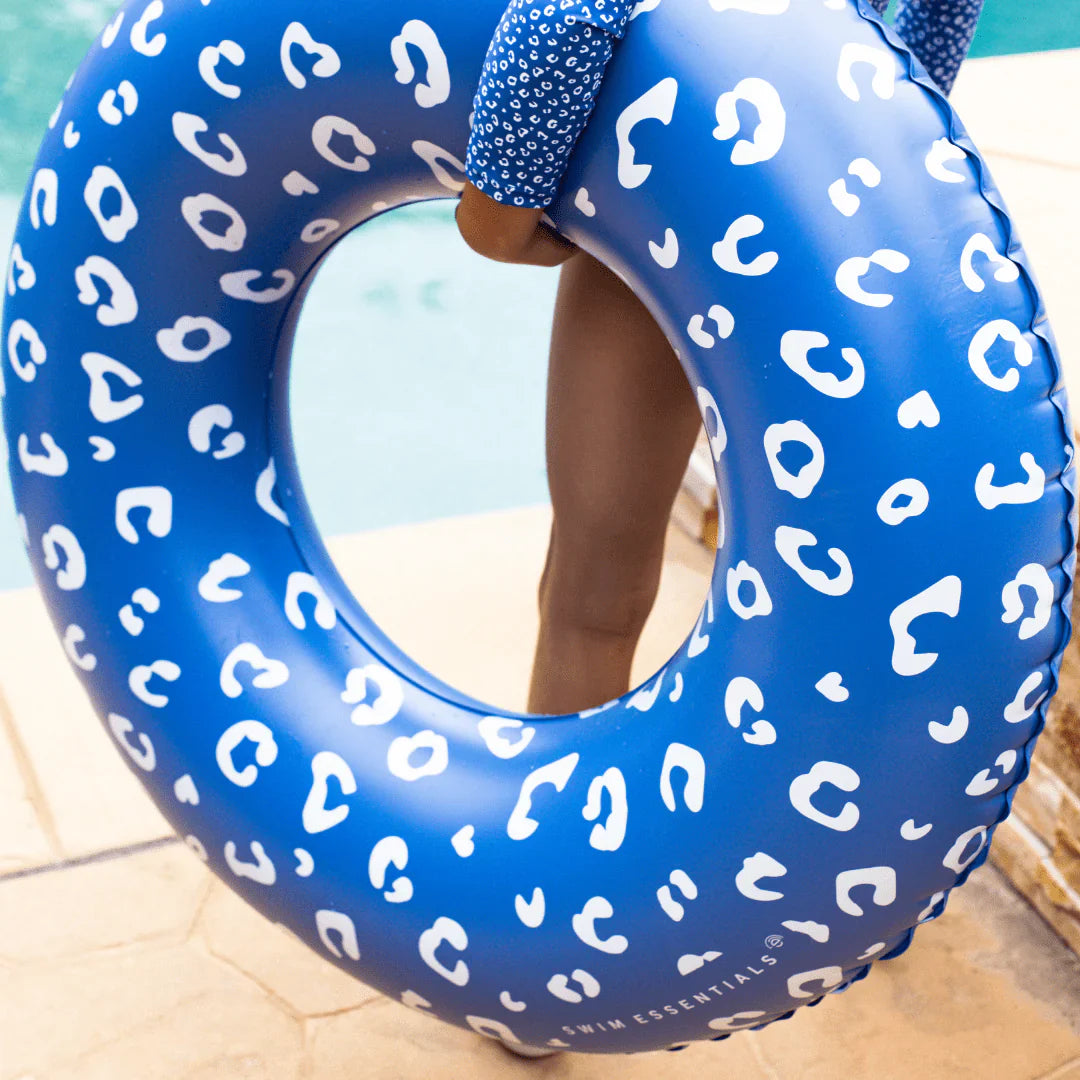 Bouée de piscine Léopard Bleu | Objetos de diseño y regalos originales