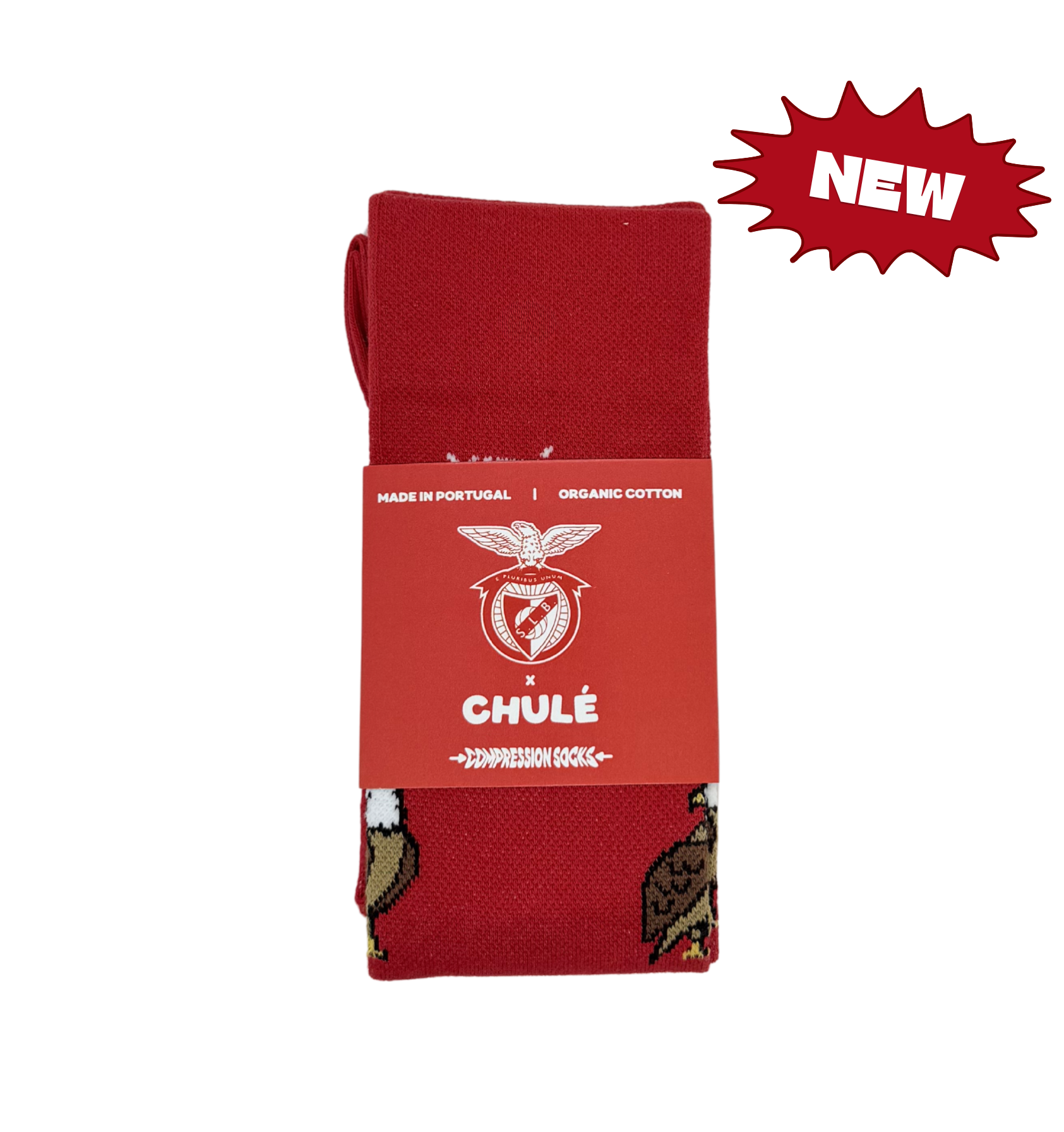 Chaussettes de Compression SL Benfica « Águia Vitória » - Chulé