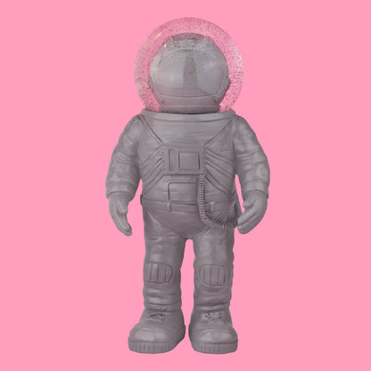 boule a neige astronaute geant gris donkey