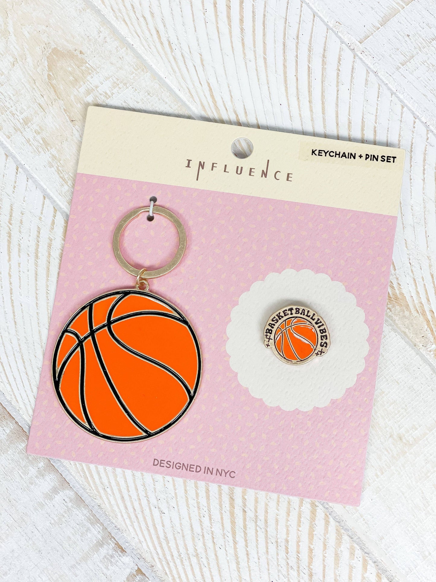 Sports Enamel Pin and Keychain Sets