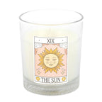 Bougie Rose Carte de Tarot Vintage Soleil