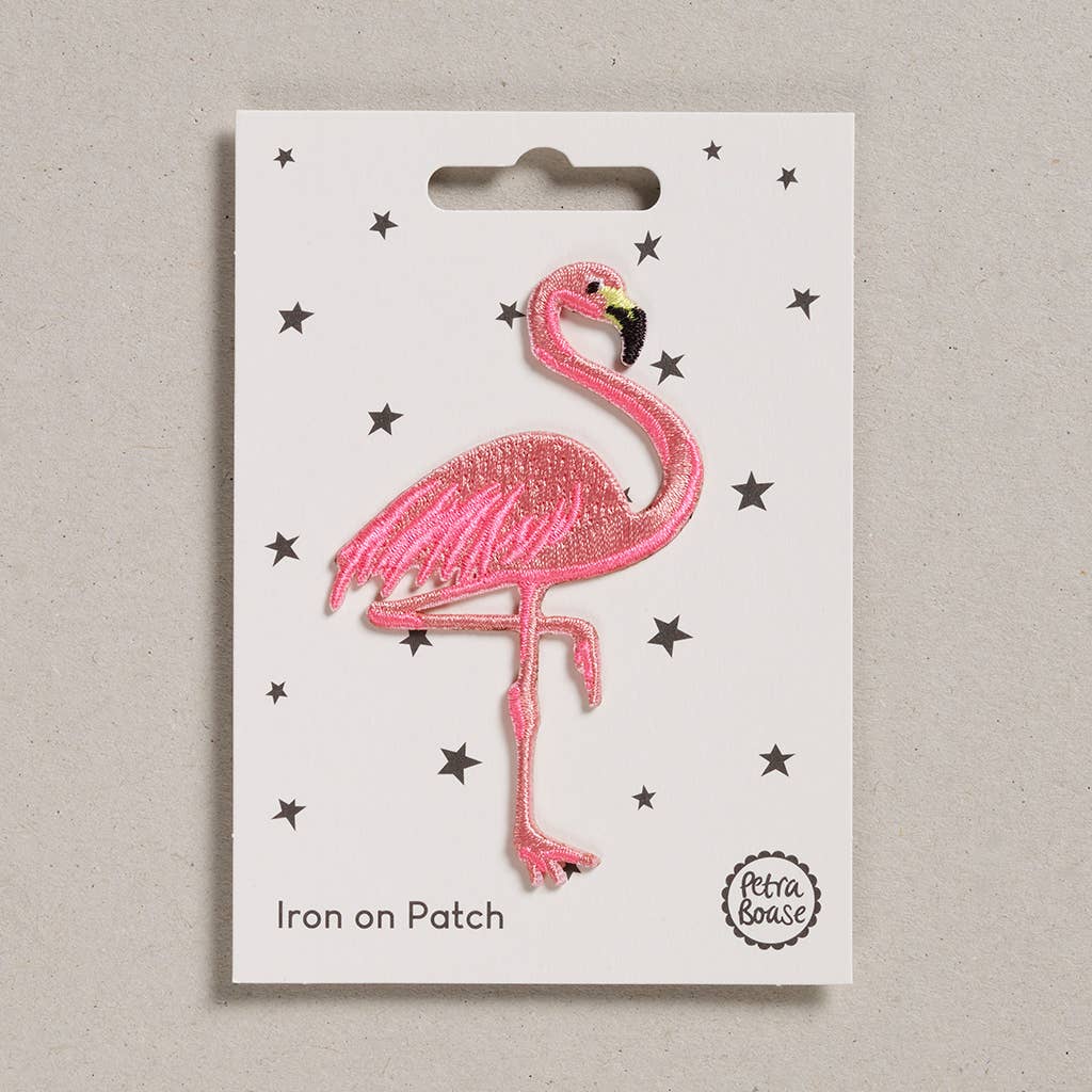 Oggetto regalo di design – patch thermocollant flamant rose petra boase ltd 