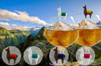 Ensemble de 6 marque-verres Lama | Design e regali originali