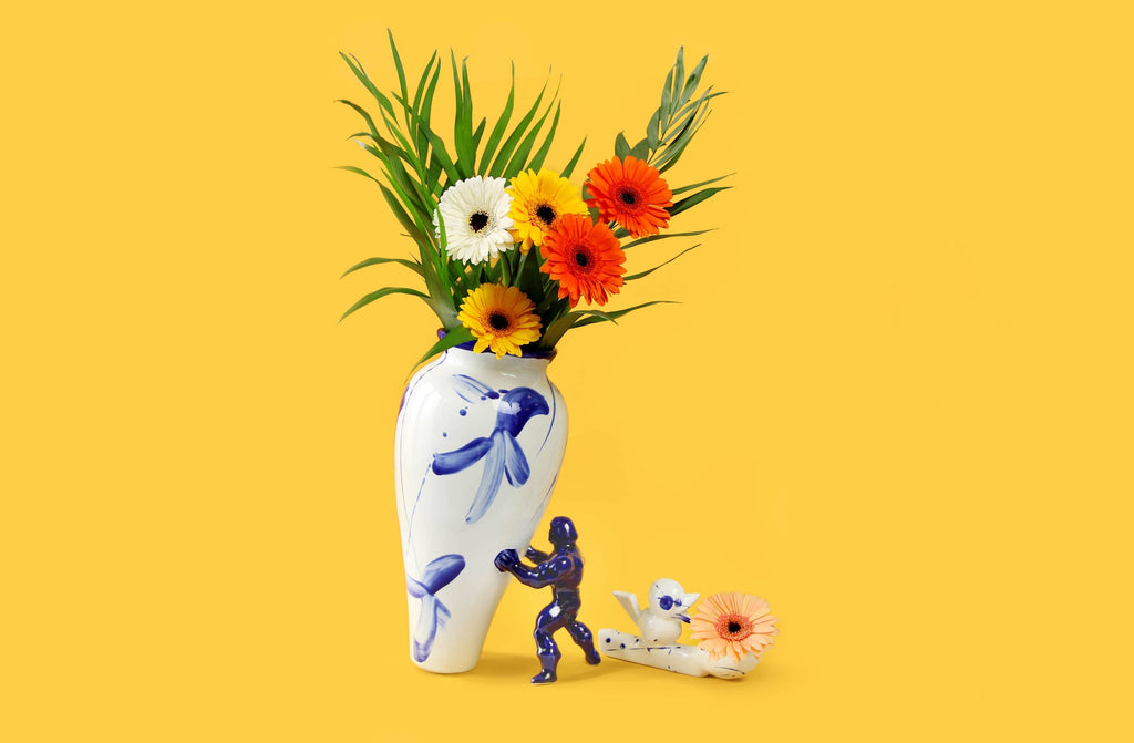 Oggetto regalo di design – Voleur de fleurs Bleu – Jasmin Djerzic – Bleu – vue 11