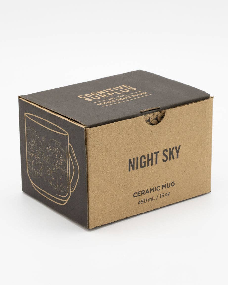 Oggetto regalo di design – Mug Ciel Nocturne – produit scientifique Cognitive Surplus EU, vue 3