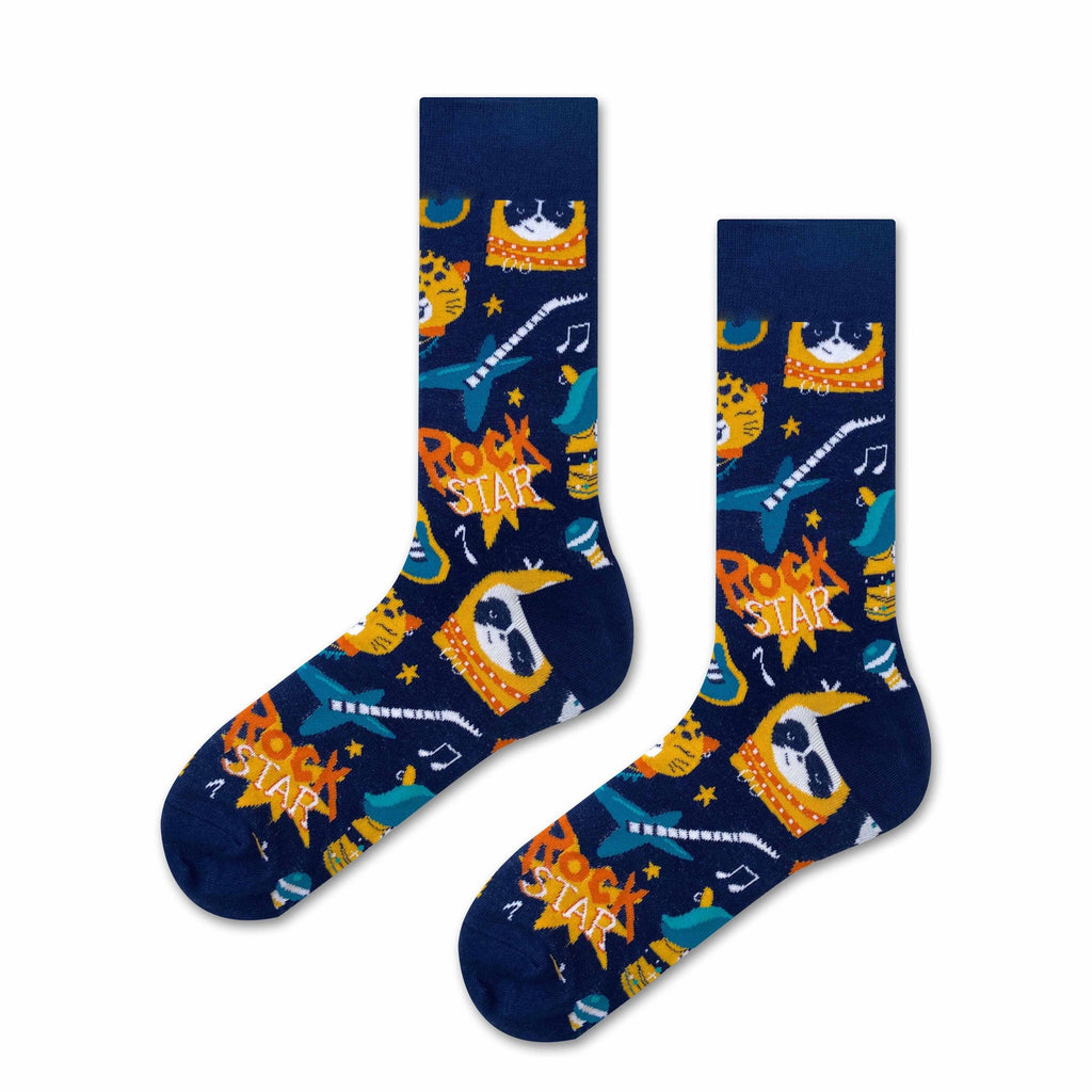 Chaussettes Paresseux Rock Star