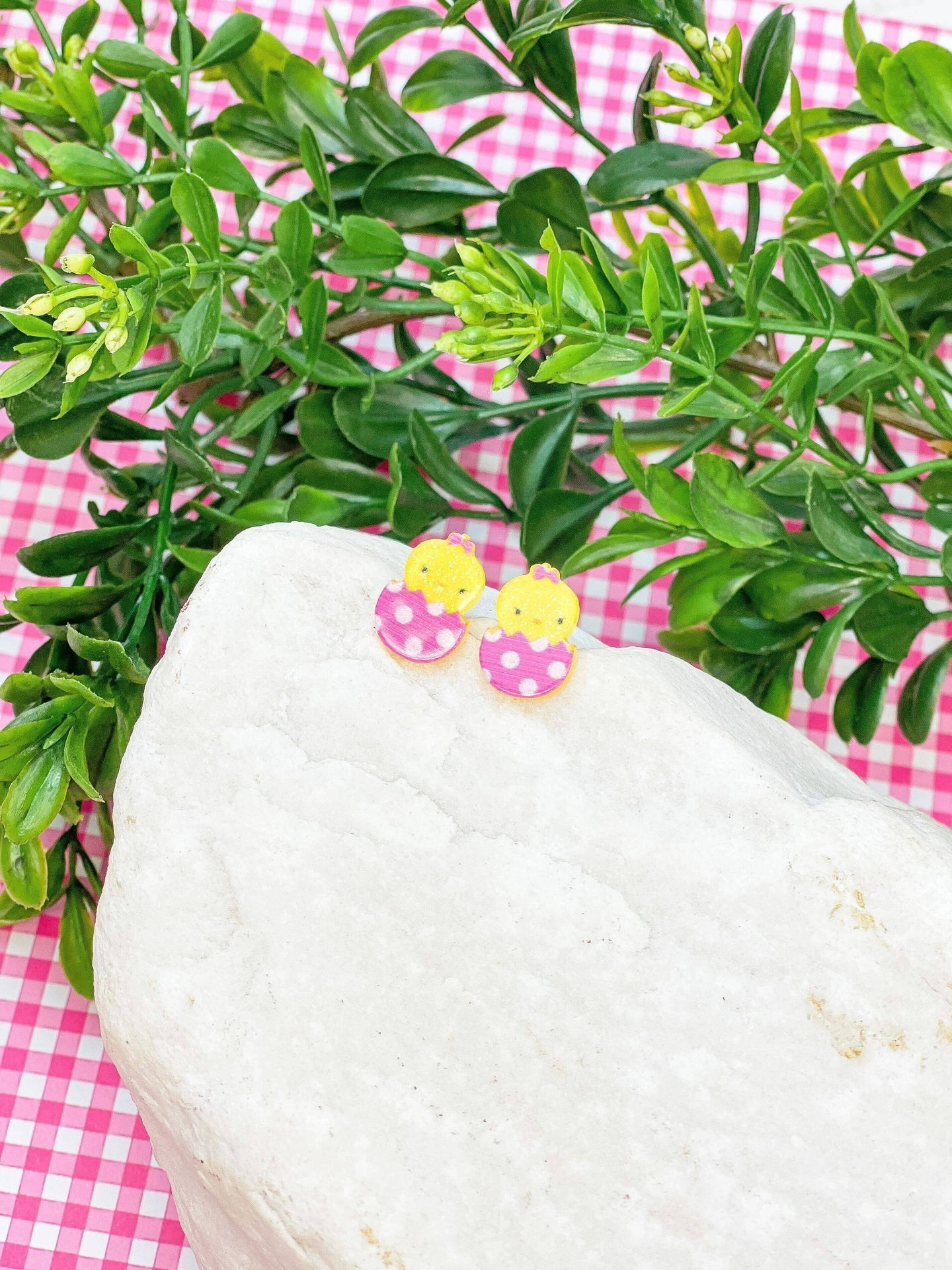 Boucles d'oreilles Poussin de Pâques | Designproducten en originele cadeaus