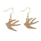 Boucles d'oreilles oiseau déploie tes ailes bleues