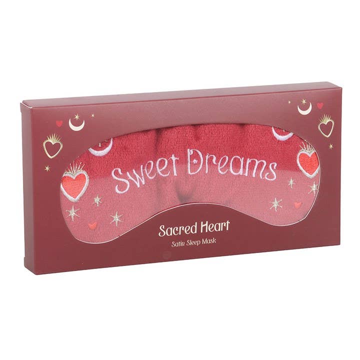 Masque de sommeil en velours Sweet Dreams Saint-Valentin