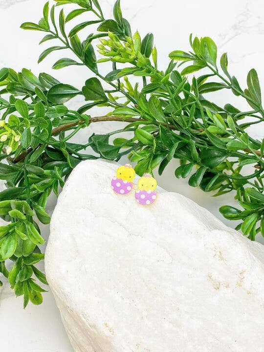 Boucles d'oreilles Poussin de Pâques | Designproducten en originele cadeaus