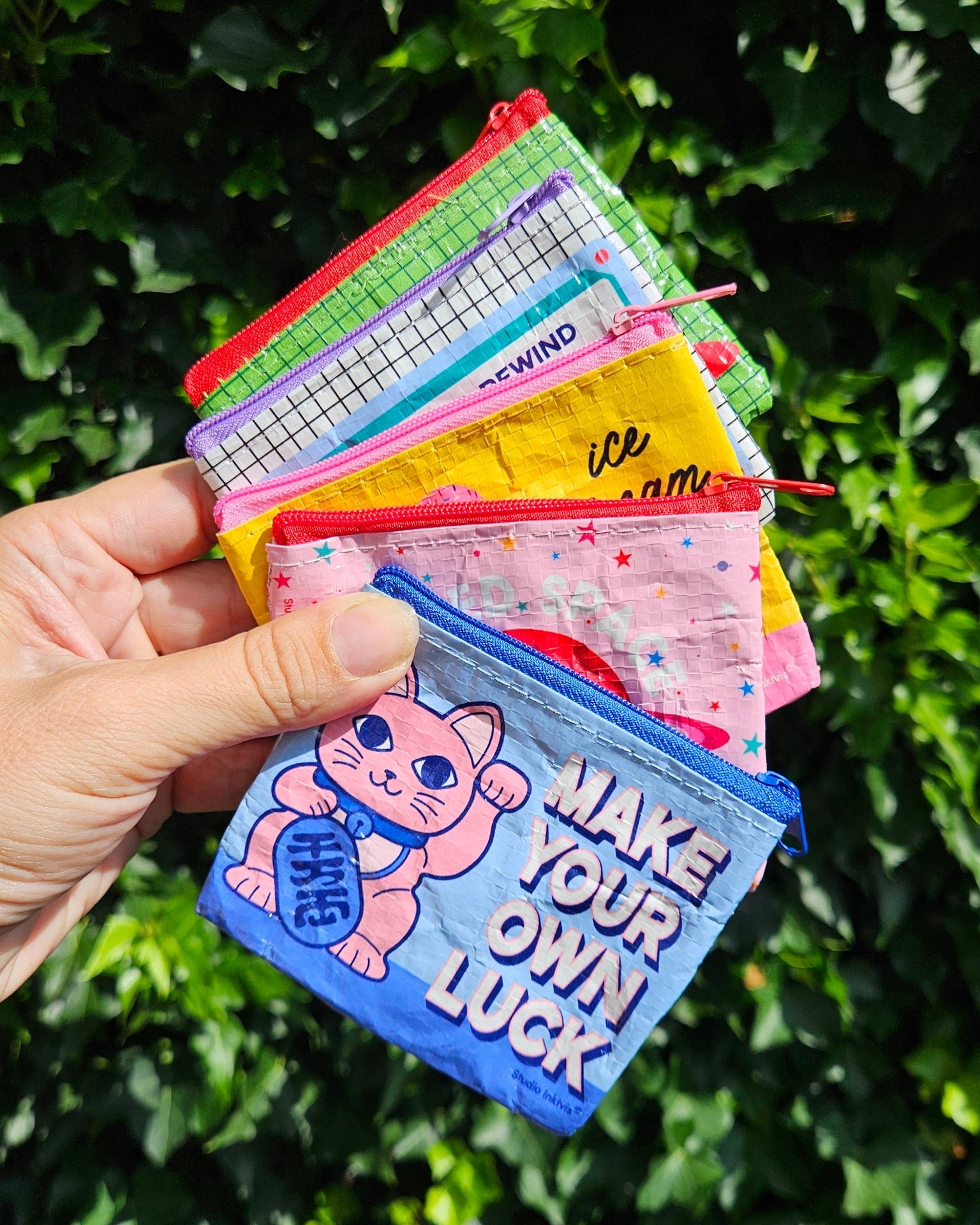 Mini Porte-monnaies Chat Chanceux “Make your own Luck” | Oggetti di design e regali originali