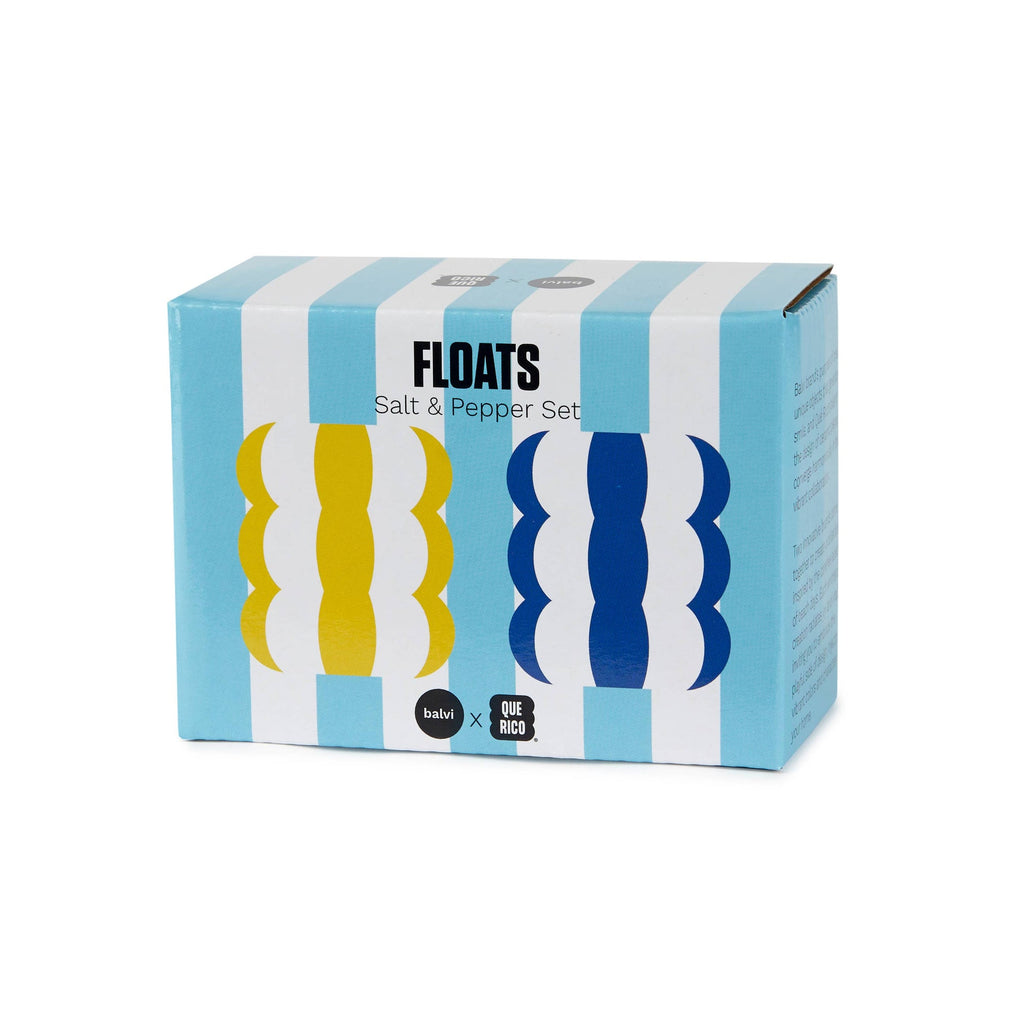 Salt and pepper buoys - Yellow/Blue