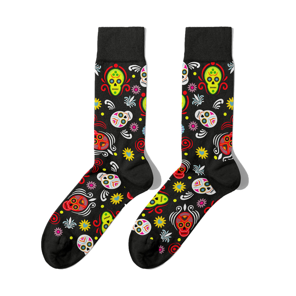 Chaussettes Dia de los Muertos | Design-lahjat ja sisustustuotteet
