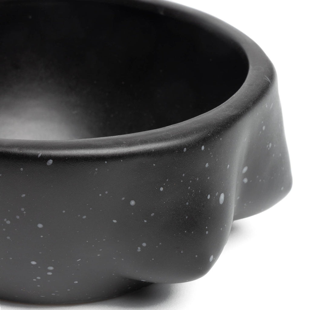 Tits Bol Noir Peint à la Main Helio Ferretti Vue 3