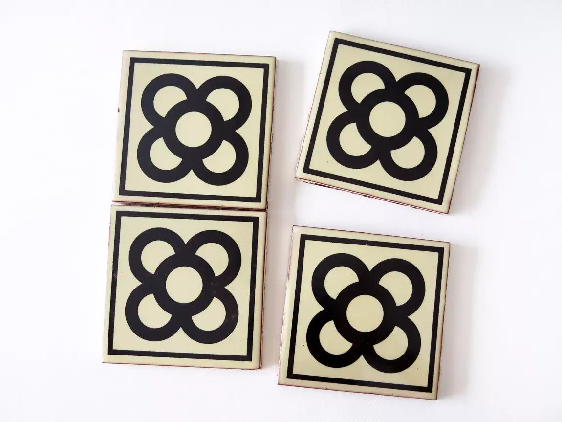 Barcelona ceramic coasters