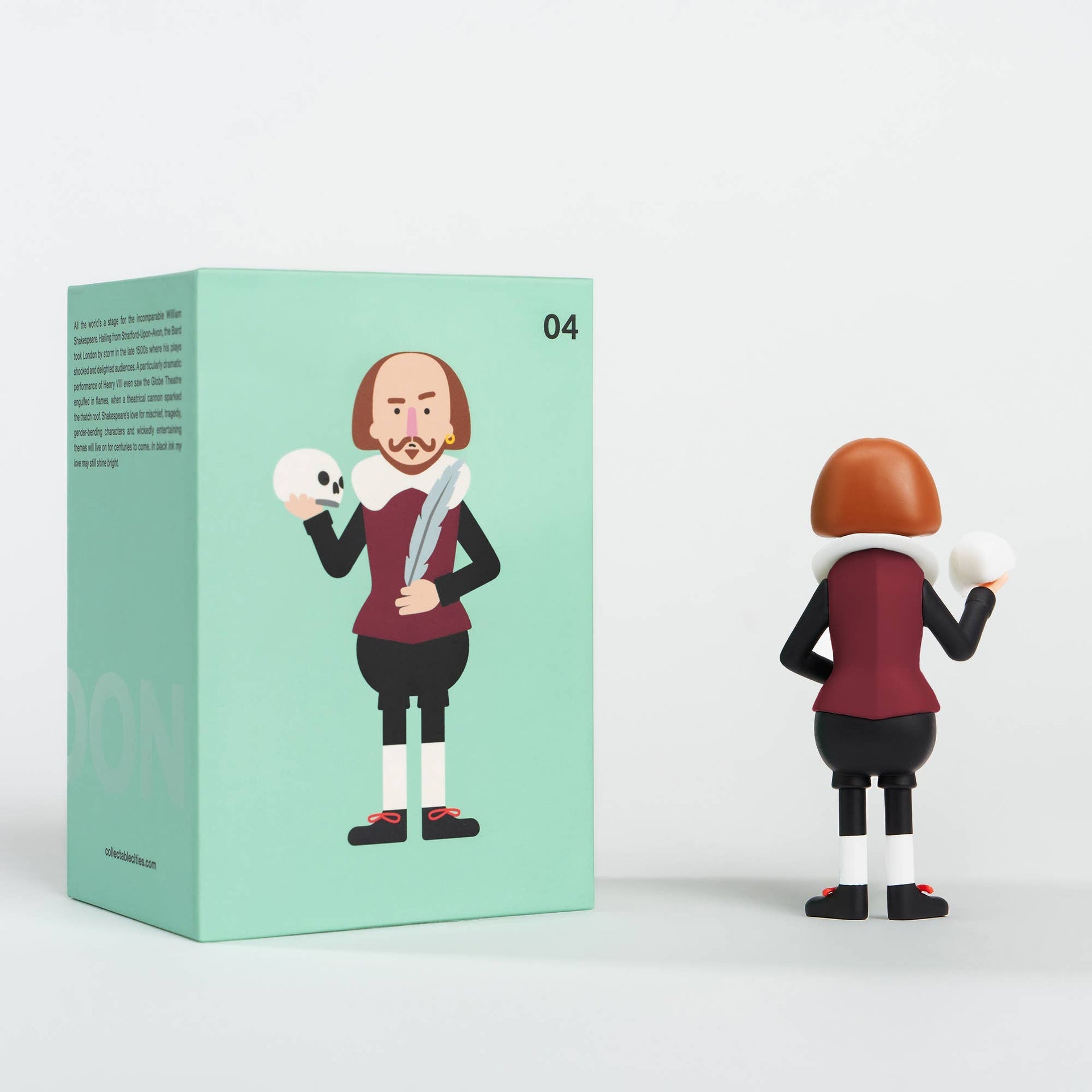 Jouet artistique londonien à collectionner Shakespeare
