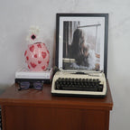 Herzförmige Blumenvase – Rosa/Rot