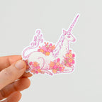 Sticker Licorne en Fleur | Oggetti di design e regali originali