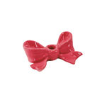 Kerzenständer - Knoten - Keramik - Rot - 18 x 9 x 7 cm
